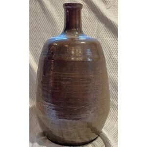 Handmade 11.5" Tall Stoneware Jar / Vase / Jug